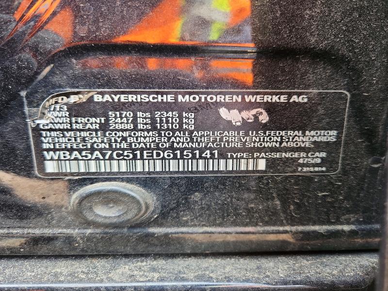 Продаж на аукціоні авто 2014 Bmw 528, vin: WBA5A7C51ED615141, номер лоту: 77898335