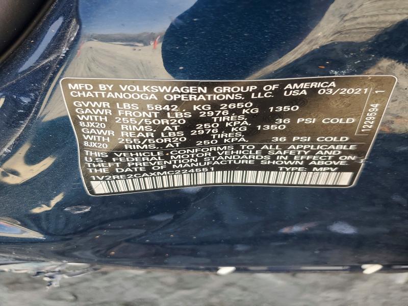 Aukcja sprzedaży 2021 Volkswagen Atlas Cross Sport, vin: 1V2RE2CAXMC224551, numer aukcji: 47441046