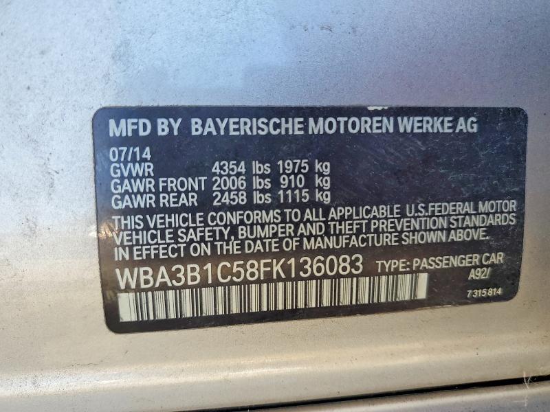 Продажа на аукционе авто 2015 Bmw 320, vin: WBA3B1C58FK136083, номер лота: 46029116