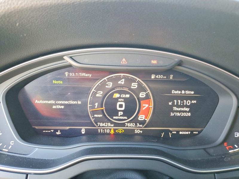 Aukcja sprzedaży 2019 Audi Sq5, vin: WA1C4AFY4K2120311, numer aukcji: 46706966
