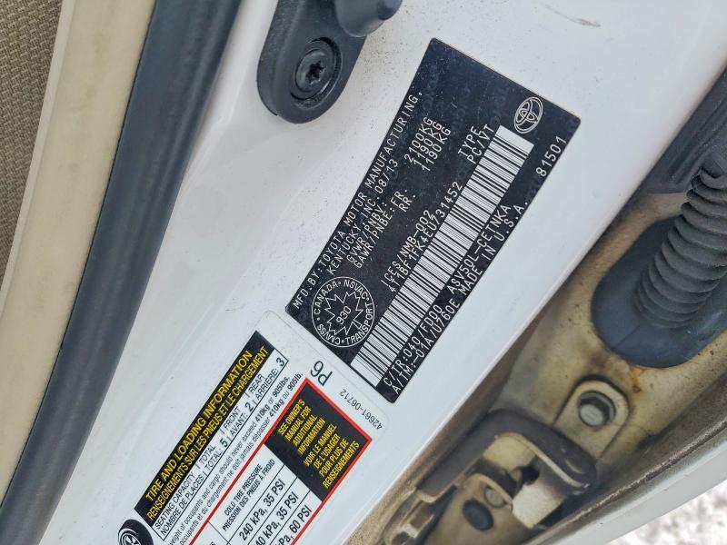 2014 Toyota Camry Le 4dr მანქანა იყიდება აუქციონზე, vin: 4T1BF1FK4EU731452, აუქციონის ნომერი: 75317675