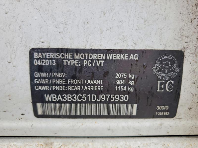 Aukcja sprzedaży 2013 Bmw 328, vin: WBA3B3C51DJ975930, numer aukcji: 47071446