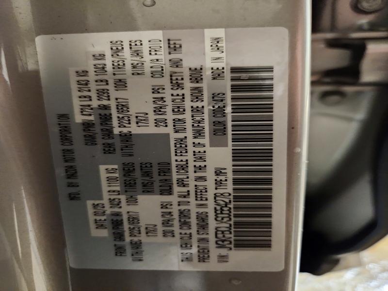 Auction sale of the 2025 Mazda Cx-5, vin: JM3KFBCLXS0654278, lot number: 46279836