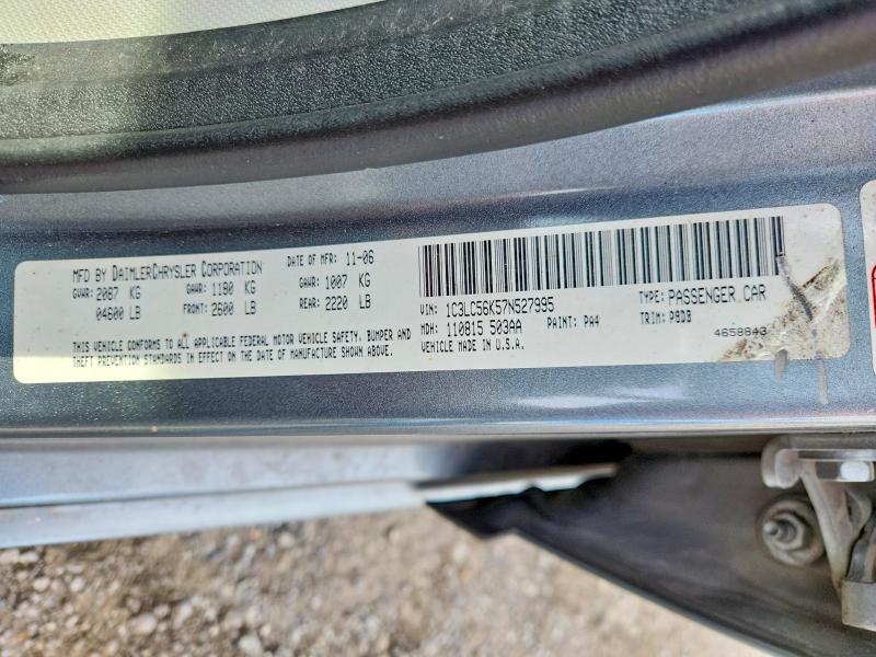 Auction sale of the 2007 Chrysler Sebring, vin: 1C3LC56K57N527995, lot number: 46183016