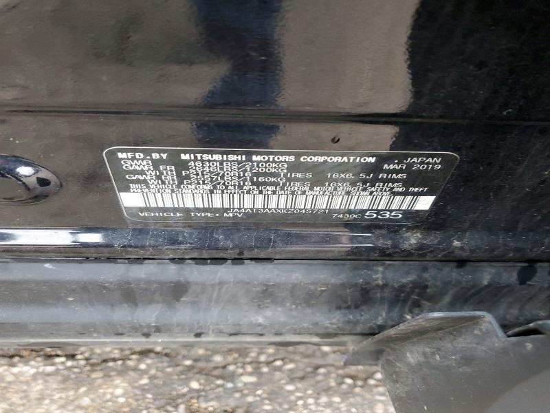 Продаж на аукціоні авто 2019 Mitsubishi Eclipse Cross, vin: JA4AT3AAXKZ045721, номер лоту: 47825306