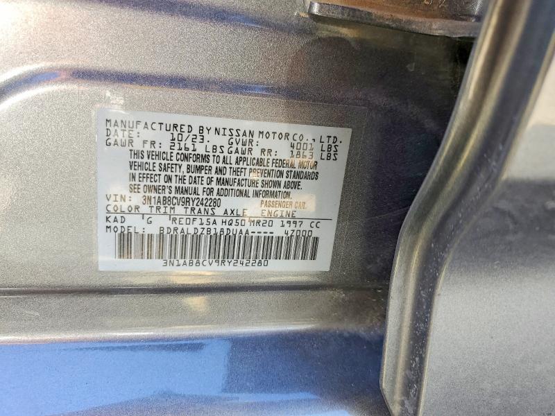 Продаж на аукціоні авто 2024 Niss Sentra, vin: 3N1AB8CV9RY242280, номер лоту: 46511486