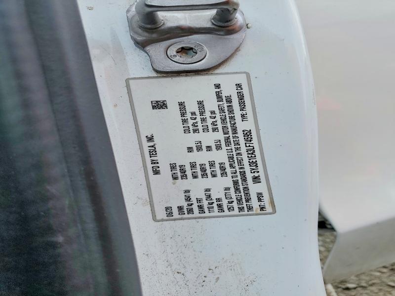 Aukcja sprzedaży 2020 Tesla Model 3, vin: 5YJ3E1EA3LF745952, numer aukcji: 48163826
