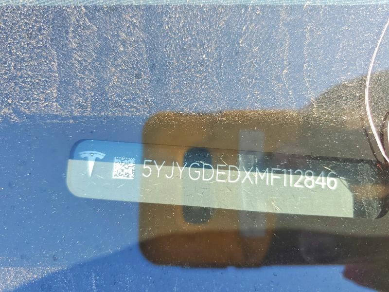 Aukcja sprzedaży 2021 Tesla Model Y, vin: 5YJYGDEDXMF112846, numer aukcji: 46161376