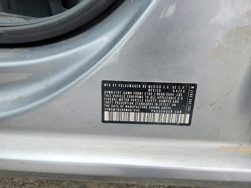 Продаж на аукціоні авто 2024 Volkswagen Jetta, vin: 3VW5M7BU8RM081548, номер лоту: 79542475