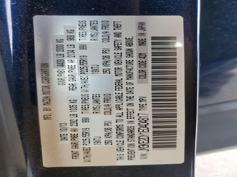 47371126 :رقم المزاد ، JM3KE2DY1E0404817 vin ، 2014 Mazda Cx-5 مزاد بيع
