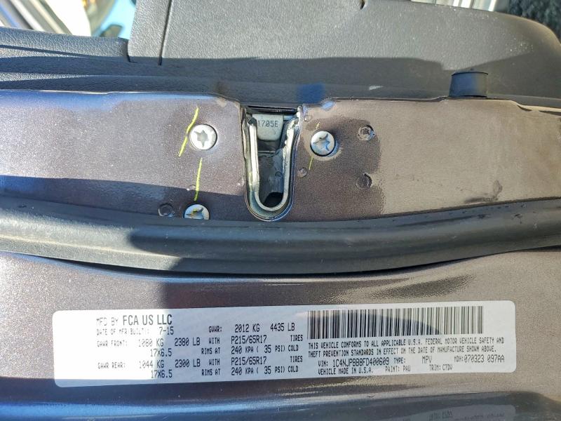 Продажа на аукционе авто 2015 Jeep Patriot, vin: 1C4NJPBB8FD400609, номер лота: 46561216