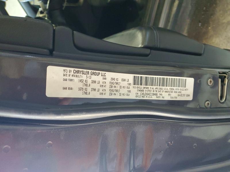 Продаж на аукціоні авто 2014 Jeep Grand Cherokee, vin: 1C4RJEAG4EC198486, номер лоту: 45917886