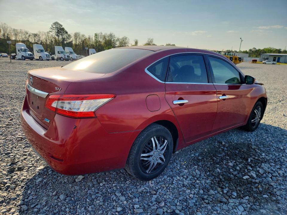 2014 Nissan Sentra მანქანა იყიდება აუქციონზე, vin: 3N1AB7AP6EY256159, აუქციონის ნომერი: 47228596