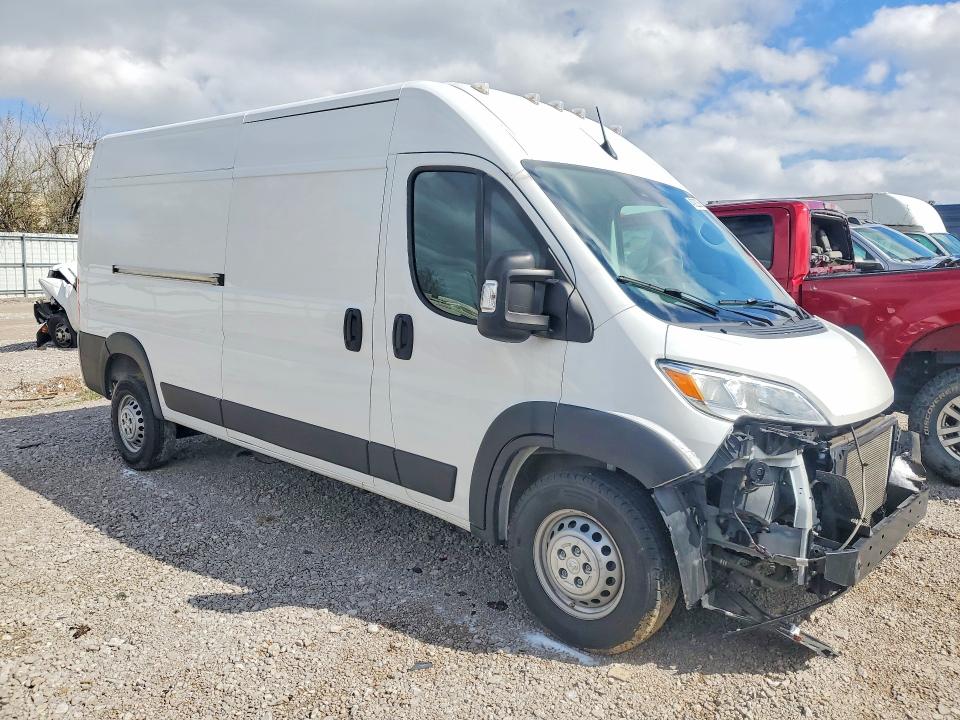 2024 Ram Promaster 2500 მანქანა იყიდება აუქციონზე, vin: 3C6LRVDG8RE121264, აუქციონის ნომერი: 45922506