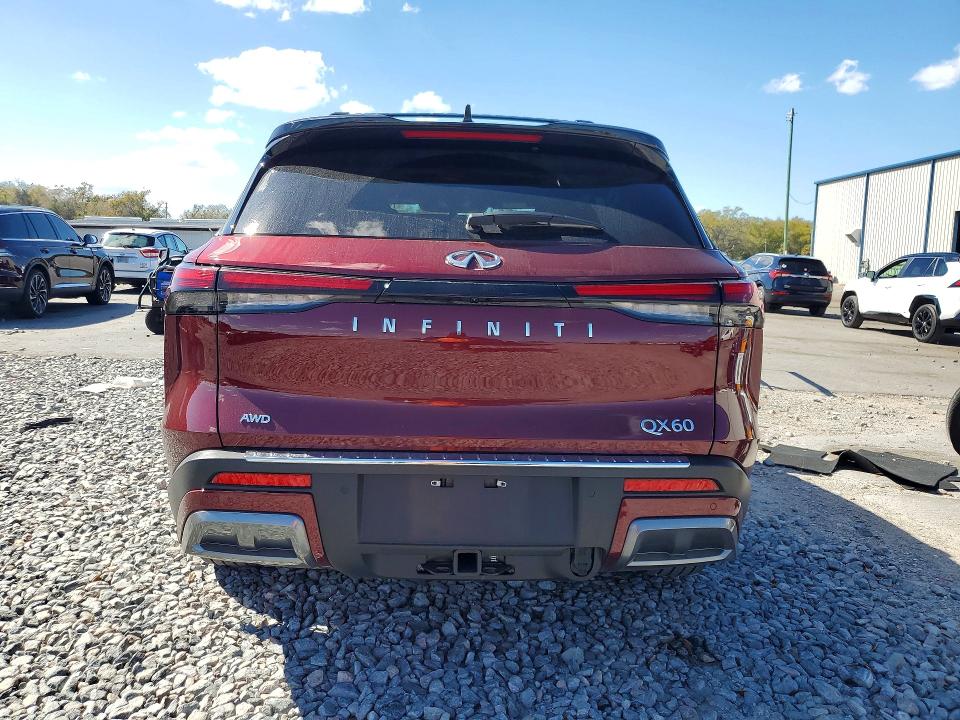 79613255 :رقم المزاد ، 5N1AL1HU0SC349889 vin ، 2025 Infiniti Qx60 مزاد بيع