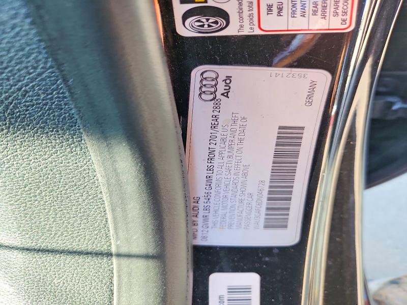 Продаж на аукціоні авто 2013 Audi A7, vin: WAU3GAFC6DN046728, номер лоту: 47518276