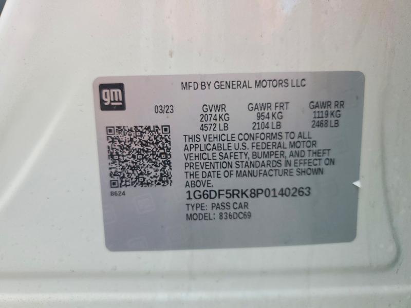 Aukcja sprzedaży 2023 Cadillac Ct4, vin: 1G6DF5RK8P0140263, numer aukcji: 79460425