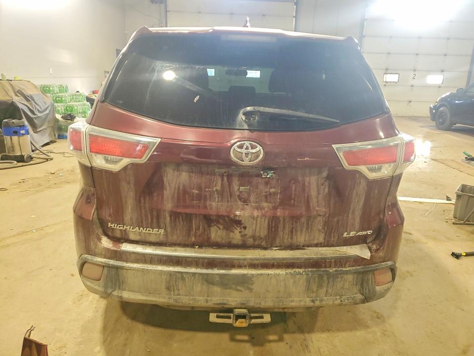 Aukcja sprzedaży 2016 Toyota Highlander, vin: 5TDBKRFH9GS315259, numer aukcji: 41868746