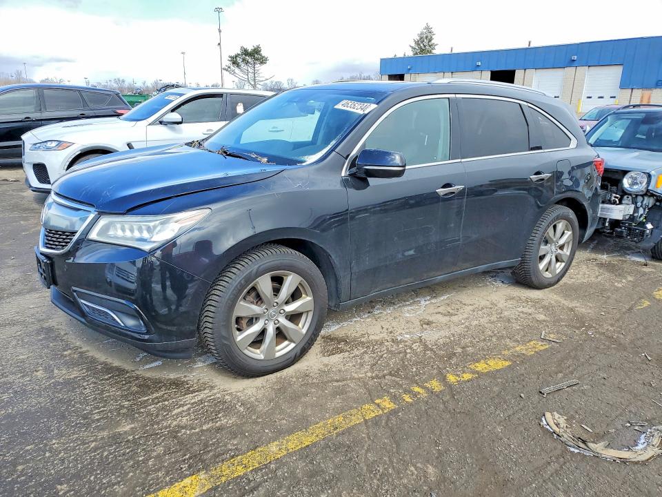 2016 Acura Mdx მანქანა იყიდება აუქციონზე, vin: 5FRYD4H92GB033321, აუქციონის ნომერი: 46352346