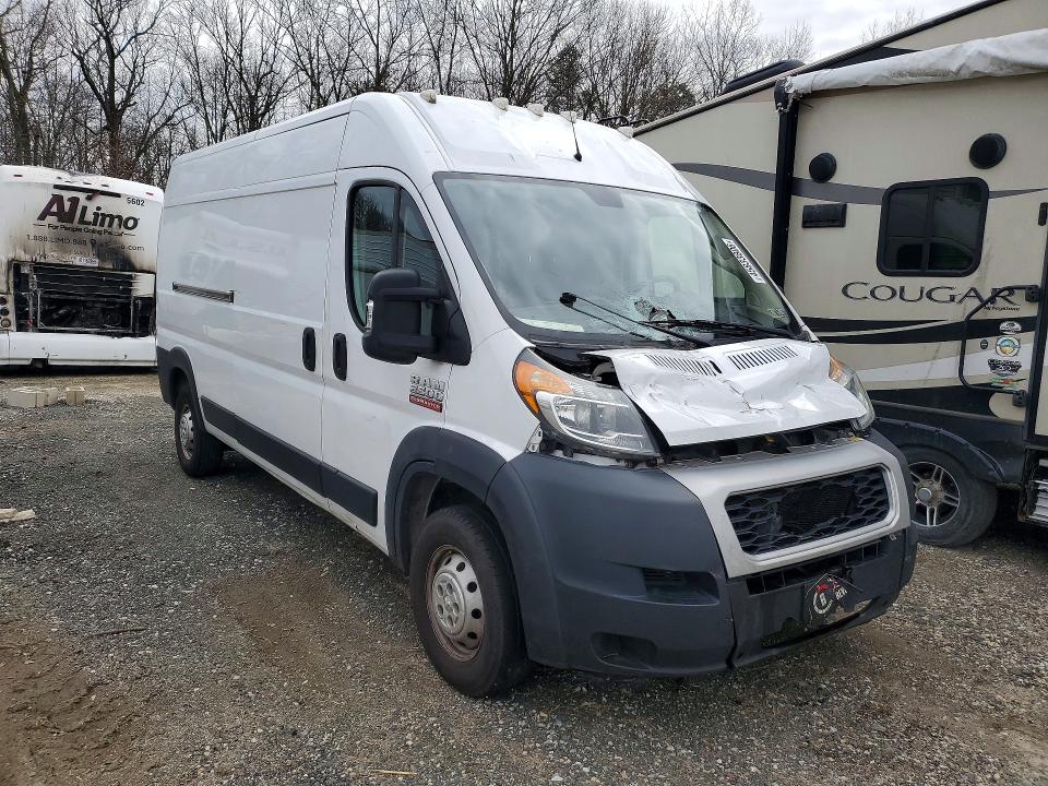 45833806 :رقم المزاد ، 3C6TRVDG4LE101519 vin ، 2020 Ram Promaster 2500 مزاد بيع