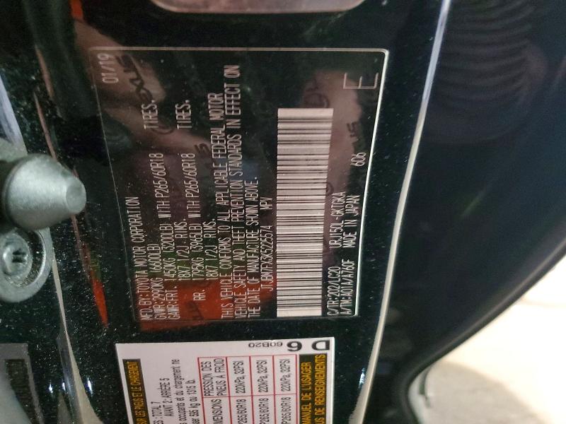 Aukcja sprzedaży 2019 Lexus Gx 460, vin: JTJBM7FX3K5225574, numer aukcji: 46149636