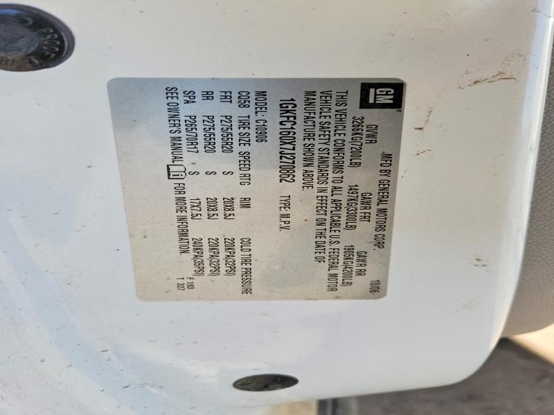 79253445 :رقم المزاد ، 1GKFC160X7J270862 vin ، 2007 Gmc Yukon Xl مزاد بيع