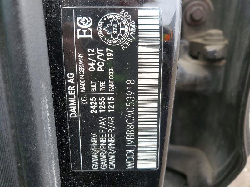Продаж на аукціоні авто 2012 Mercedes-benz Cls, vin: WDDLJ9BB8CA053918, номер лоту: 46344026