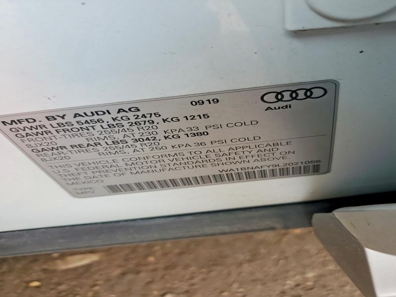 Продажа на аукционе авто 2020 Audi Q5, vin: WA1BNAFY9L2021056, номер лота: 47265526