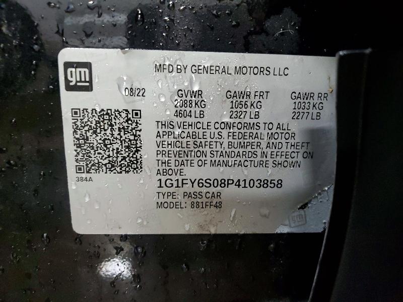 Aukcja sprzedaży 2023 Chevrolet Bolt Euv, vin: 1G1FY6S08P4103858, numer aukcji: 79958145