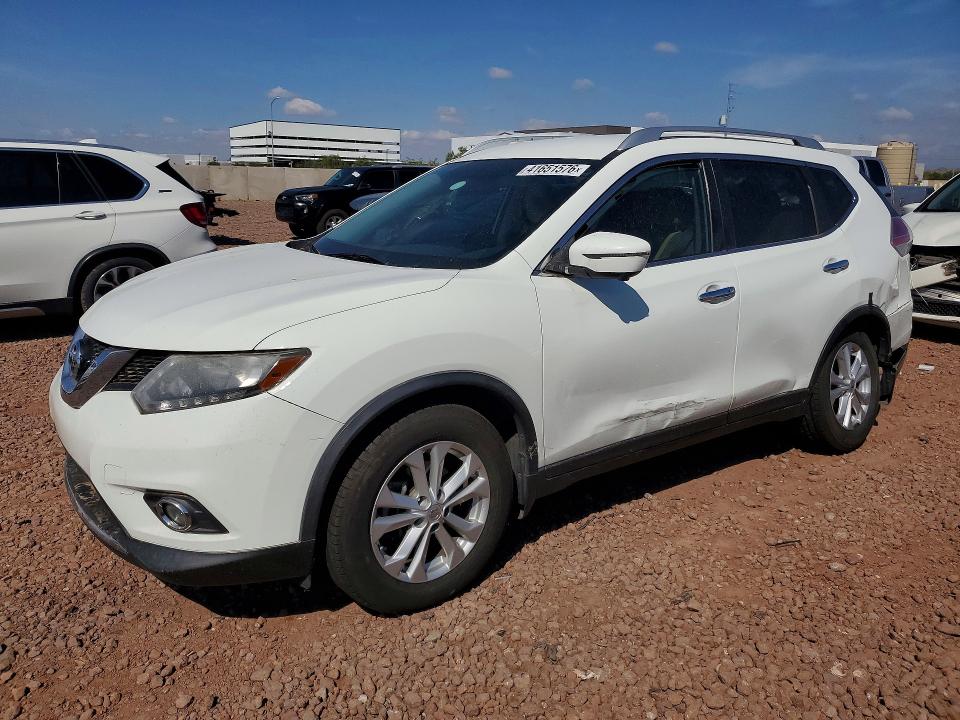 2016 Nissan Rogue მანქანა იყიდება აუქციონზე, vin: KNMAT2MT6GP621613, აუქციონის ნომერი: 41651576