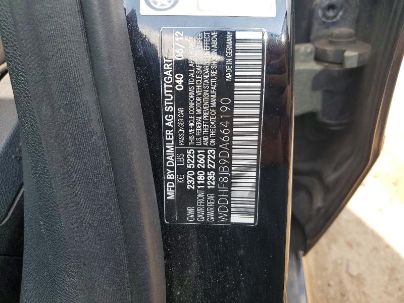 Продаж на аукціоні авто 2013 Mercedes-benz E, vin: WDDHF8JB9DA664190, номер лоту: 41959936