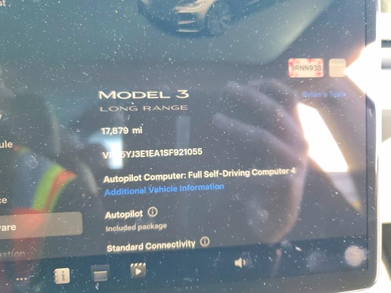 2025 Tesla Model 3 მანქანა იყიდება აუქციონზე, vin: 5YJ3E1EA1SF921055, აუქციონის ნომერი: 79769715