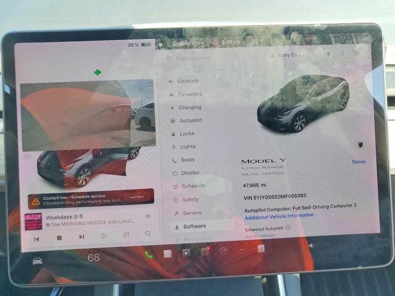 Продаж на аукціоні авто 2021 Tesla Model Y Performance, vin: 5YJYGDEE0MF065383, номер лоту: 47186696