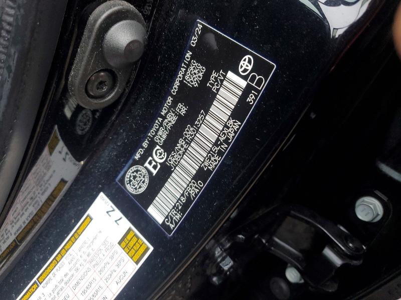 Aukcja sprzedaży 2024 Toyota Corolla Hybrid, vin: JTDBDMHE1R3013257, numer aukcji: 45638706