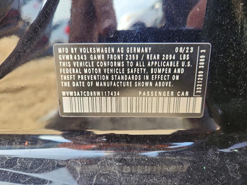 Продаж на аукціоні авто 2024 Volkswagen Gti, vin: WVW3A7CD8RW117434, номер лоту: 46321536