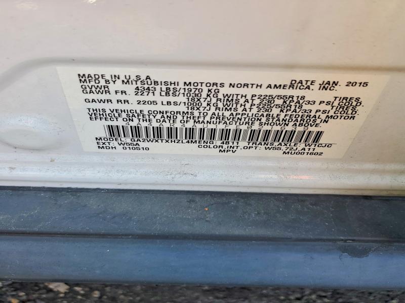 Продаж на аукціоні авто 2015 Mitsubishi Outlander Sport, vin: 4A4AR4AU1FE021639, номер лоту: 42018996