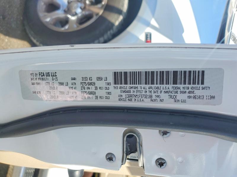 79553855 :رقم المزاد ، 1C6RR7NM1FS732188 vin ، 2015 Ram 1500 مزاد بيع