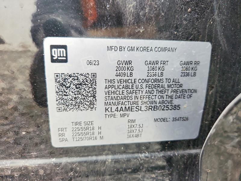 Aukcja sprzedaży 2024 Buick Encore Gx, vin: KL4AMESL3RB025385, numer aukcji: 47039006
