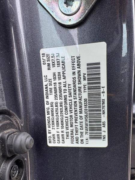 Продажа на аукционе авто 2018 Honda Cr-v, vin: 7FARW1H56JE018330, номер лота: 47841376
