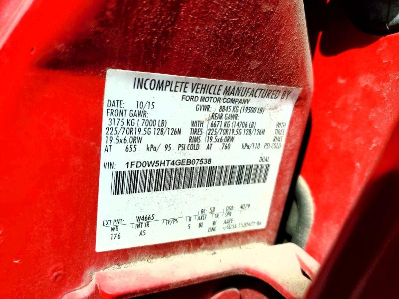 Продаж на аукціоні авто 2016 Ford F550, vin: 1FD0W5HT4GEB07538, номер лоту: 79446905
