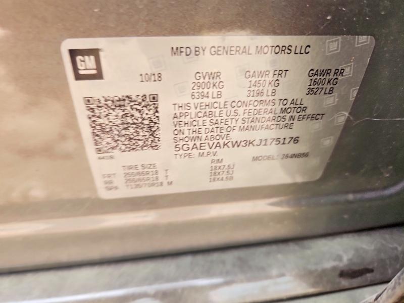 Продаж на аукціоні авто 2019 Buick Enclave, vin: 5GAEVAKW3KJ175176, номер лоту: 47716266