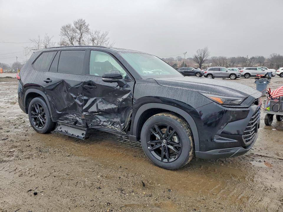 2025 Toyota Grand Highlander Hybrid მანქანა იყიდება აუქციონზე, vin: 5TDACAB52SS050831, აუქციონის ნომერი: 79748715