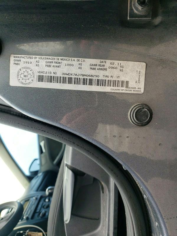 Aukcja sprzedaży 2011 Volkswagen Jetta, vin: 3VWDX7AJ7BM068290, numer aukcji: 79171155