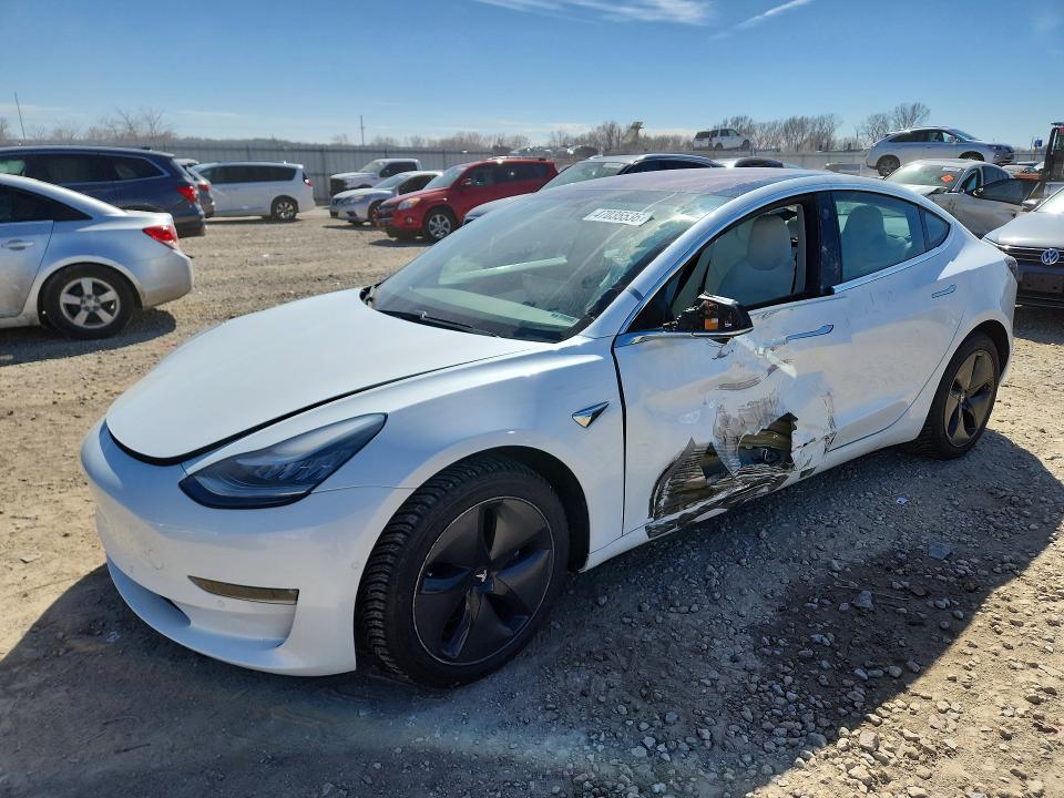 2018 Tesla Model 3 მანქანა იყიდება აუქციონზე, vin: 5YJ3E1EB1JF099977, აუქციონის ნომერი: 47035536