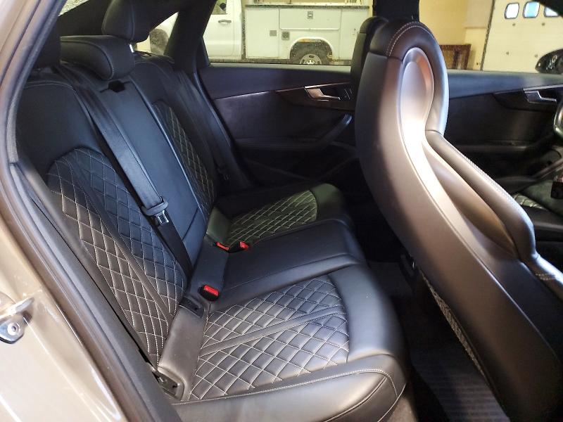 2019 Audi S4 მანქანა იყიდება აუქციონზე, vin: WAUB4AF45KA003760, აუქციონის ნომერი: 78317025