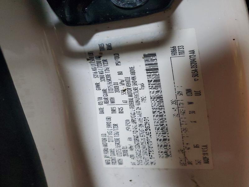 46373816 :رقم المزاد ، 1FT8W3BT6JEB63931 vin ، 2018 Ford F350 مزاد بيع