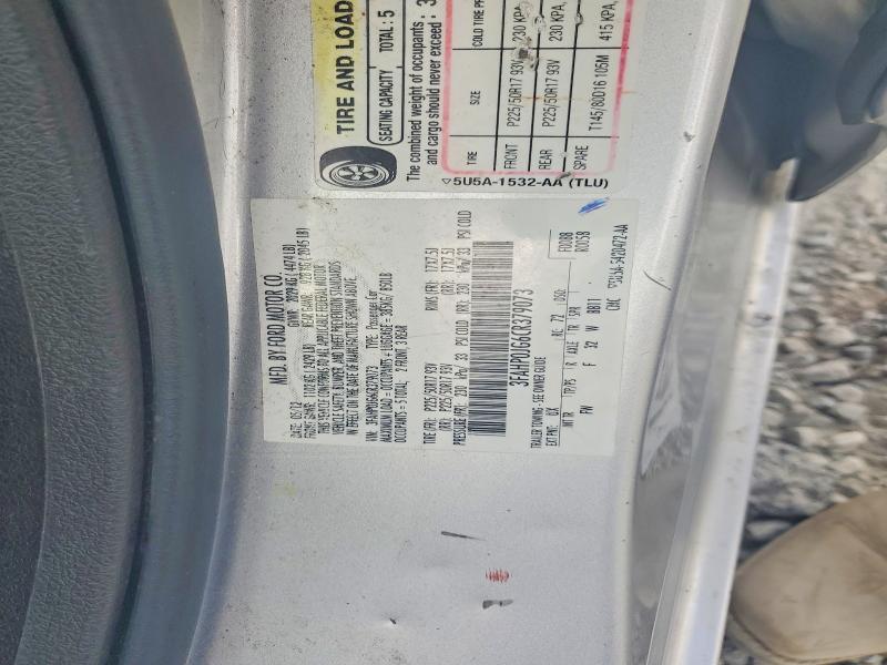 Aukcja sprzedaży 2012 Ford Fusion, vin: 3FAHP0JG6CR379073, numer aukcji: 41823386