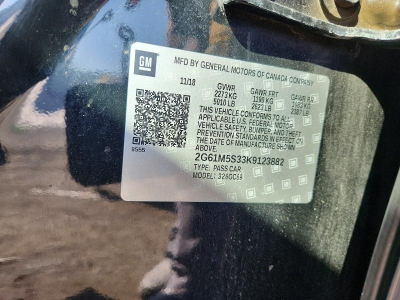 Aukcja sprzedaży 2019 Cadillac Xts, vin: 2G61M5S33K9123882, numer aukcji: 41976846