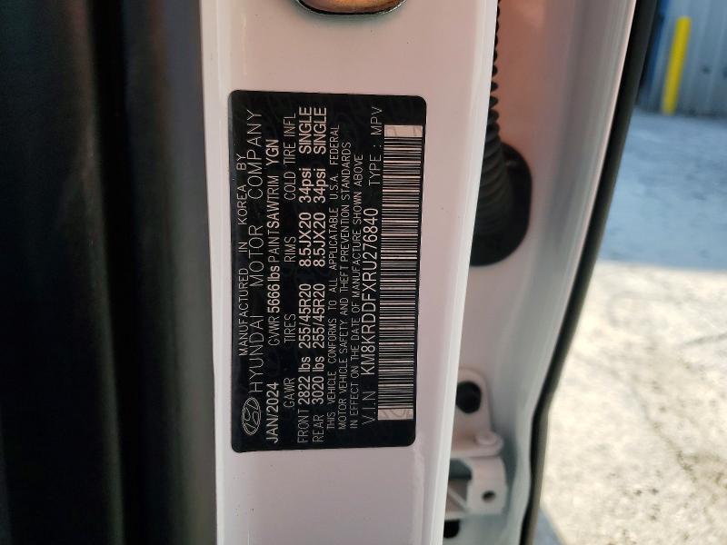 2024 Hyundai Ioniq 5 მანქანა იყიდება აუქციონზე, vin: KM8KRDDFXRU276840, აუქციონის ნომერი: 47691726