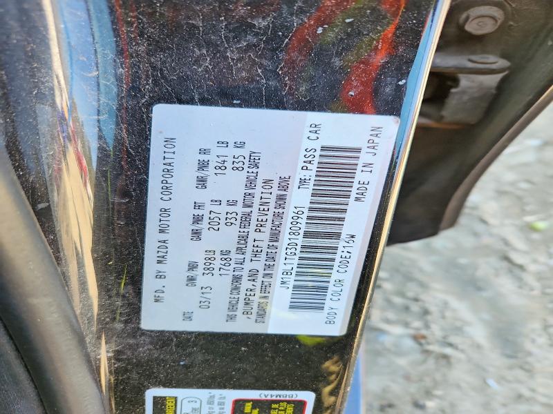 Продаж на аукціоні авто 2013 Mazda 3, vin: JM1BL1TG3D1809961, номер лоту: 46340206